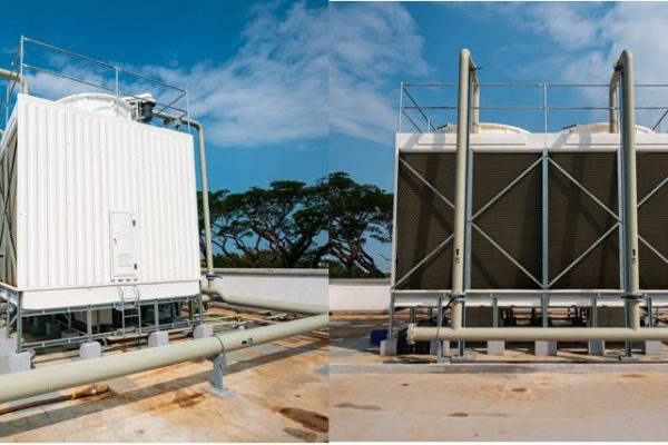 Installation of cooling tower