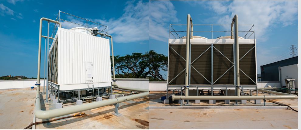 Installation of cooling tower